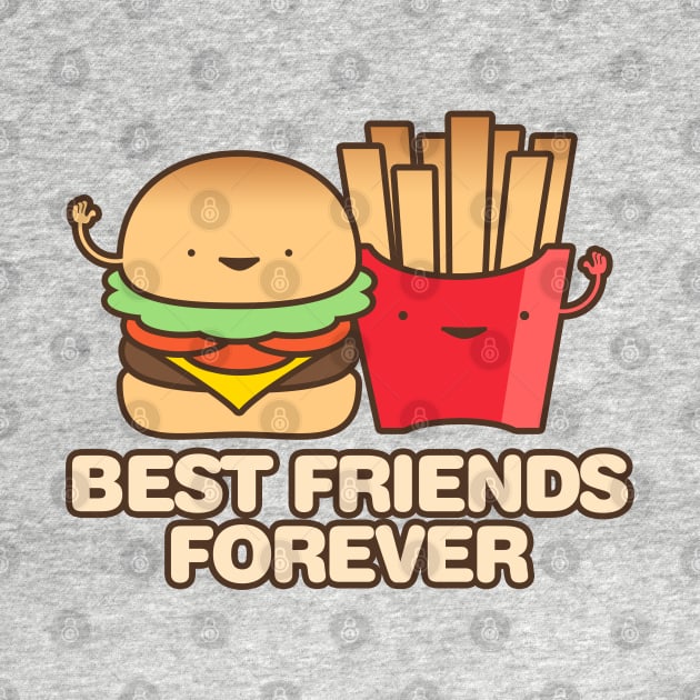 Hamburger Day Best Friends Forever by Designkix